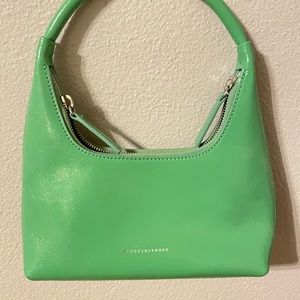 MARGE SHERWOOD | ssense exclusive green crinkled shoulder bag
